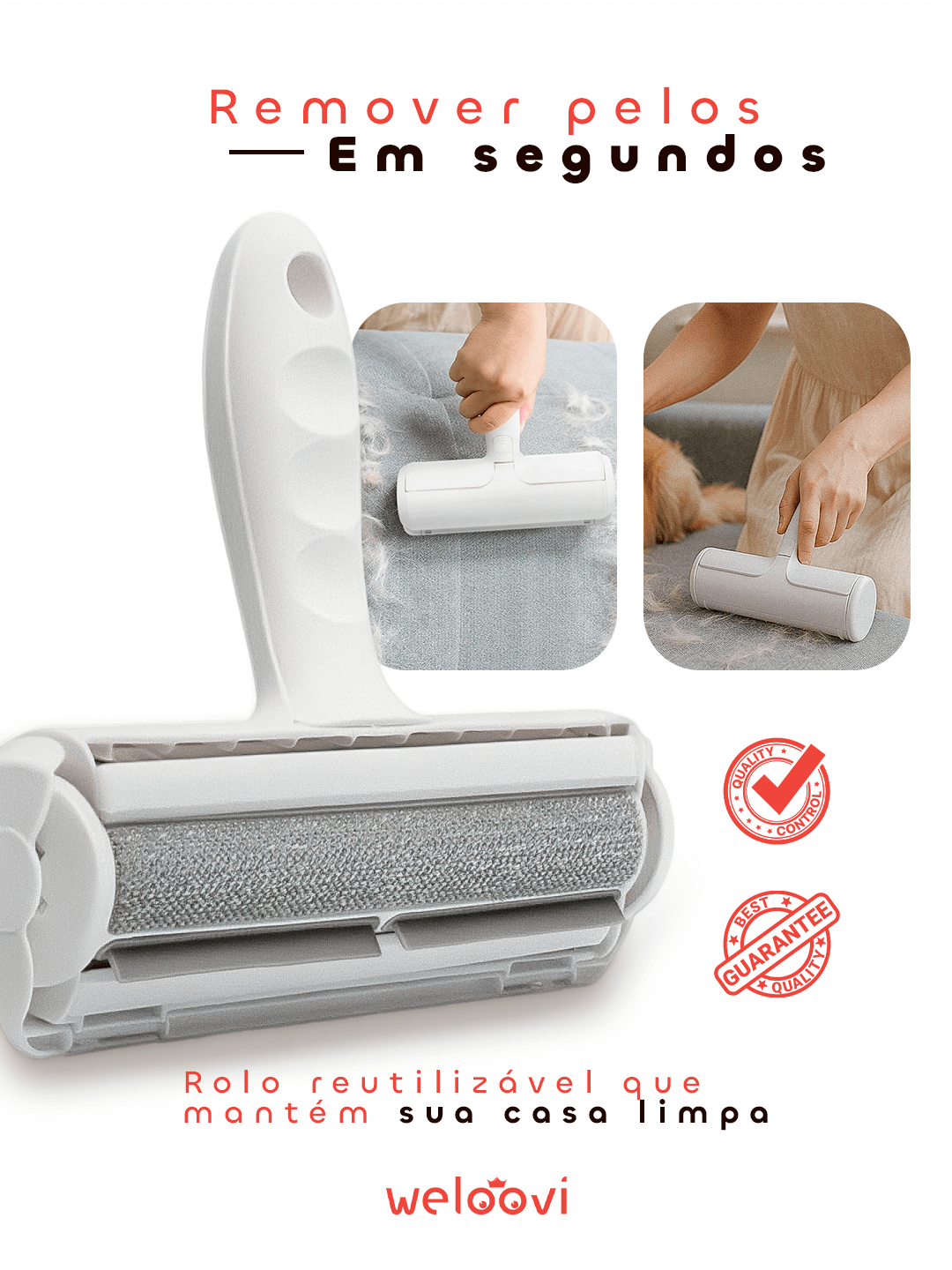 FluffyGone Roller 2.0™ - Menos bagunça, mais amor