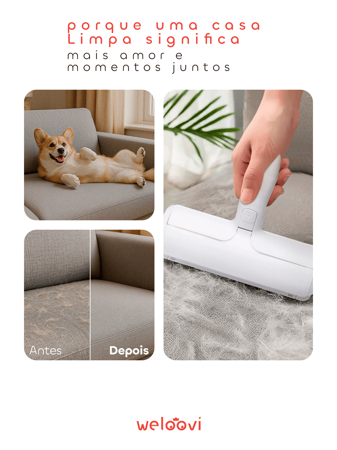 FluffyGone Roller 2.0™ - Menos bagunça, mais amor