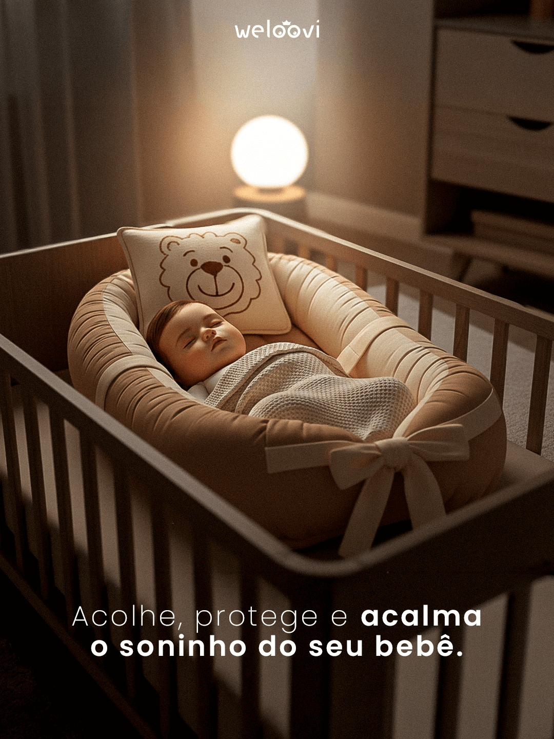 Kit Ninho Abraço Completo 4-em-1 - Seu cantinho de paz para noites reais.