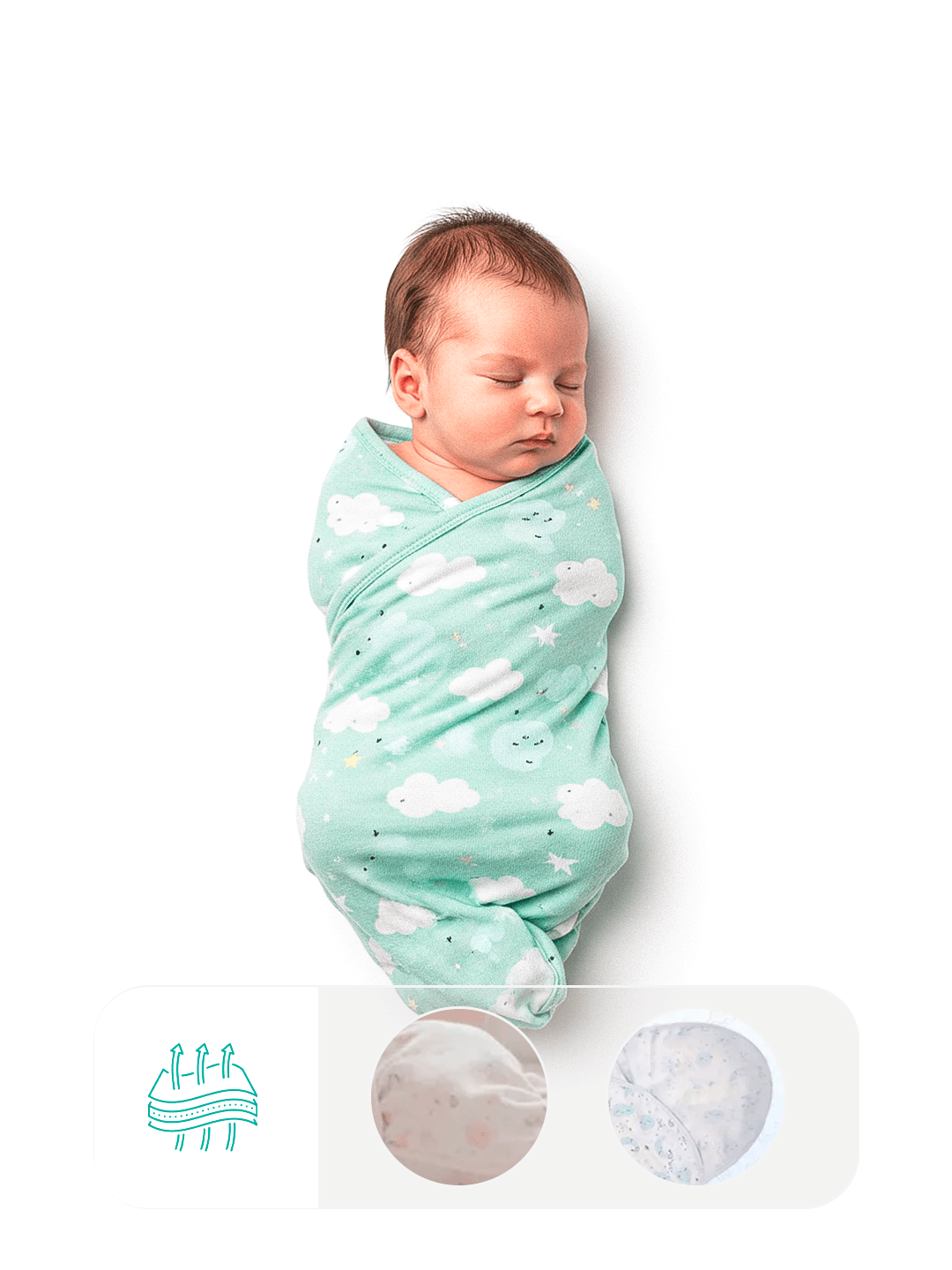 Swaddle Toque de Colo - O abraço que acalma em segundos.