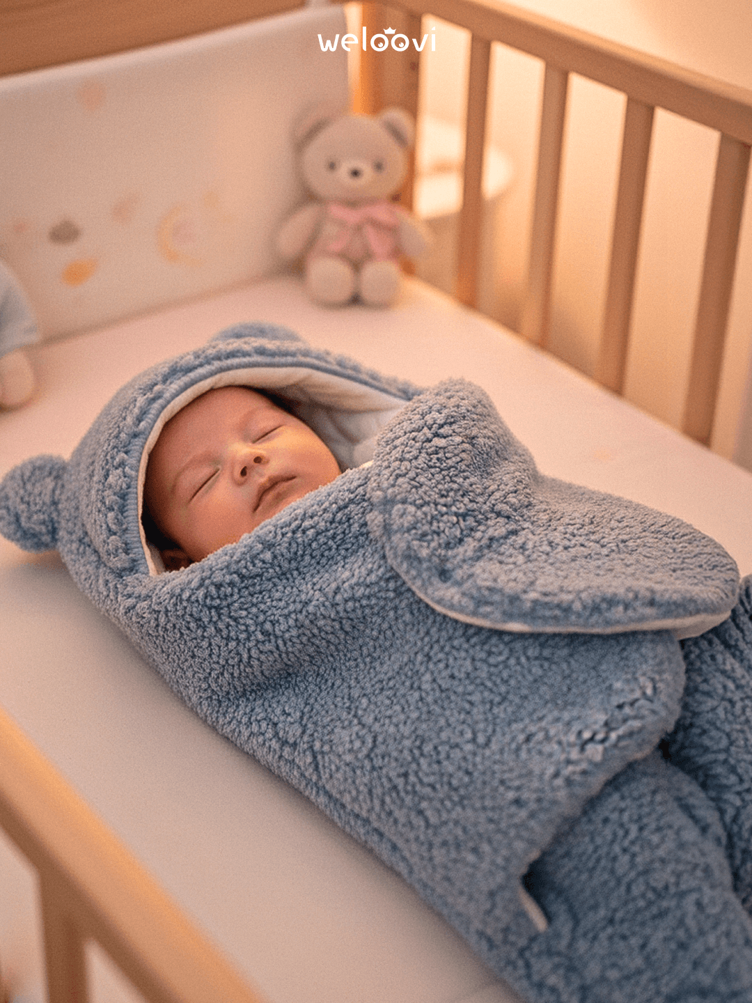 Saco de dormir para bebê SleepSack - Quentinho a noite toda, sem coberta solta.