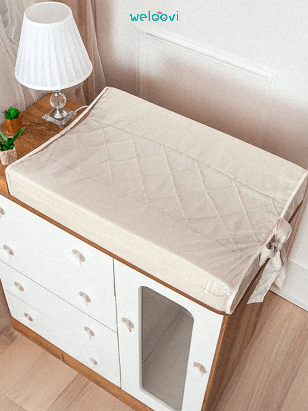 Trocador Easy Noite & Dia -  Higiene rápida, sem bagunça, até de madrugada.