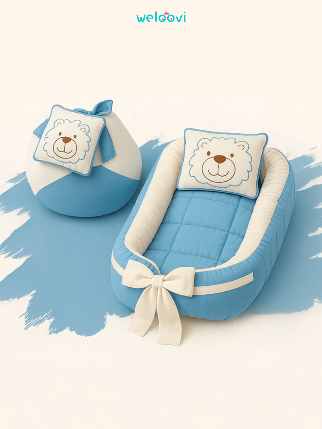 Kit Ninho Abraço Completo 4-em-1 - Seu cantinho de paz para noites reais.